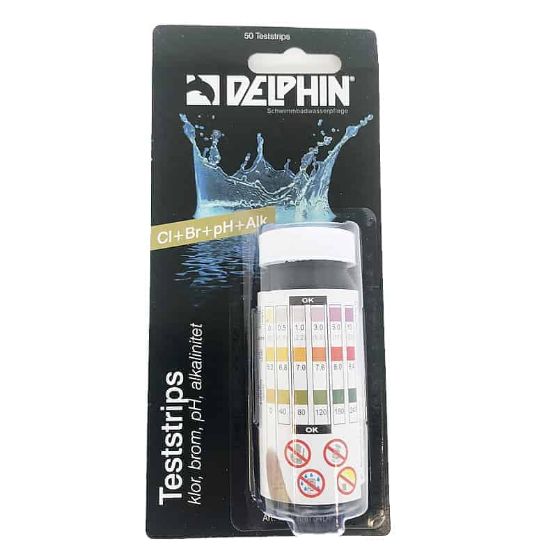 Megapool Teststickor för pool och jacuzzi. 50 st i förpackningen