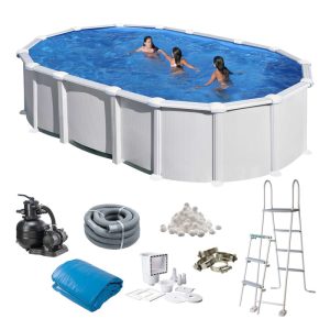 Pool Basic 132 730 x 375 cm White