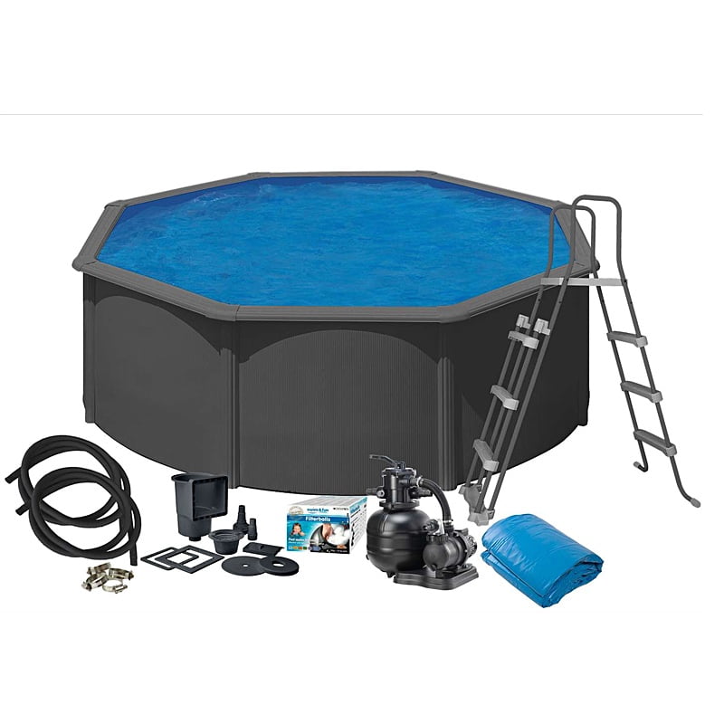Poolpaket rund 360 x 120