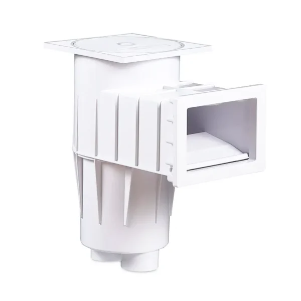 Bräddavlopp betongpool smal