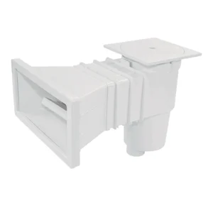 Bräddavlopp betongpool bred