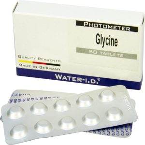 glycine testtabletter paket