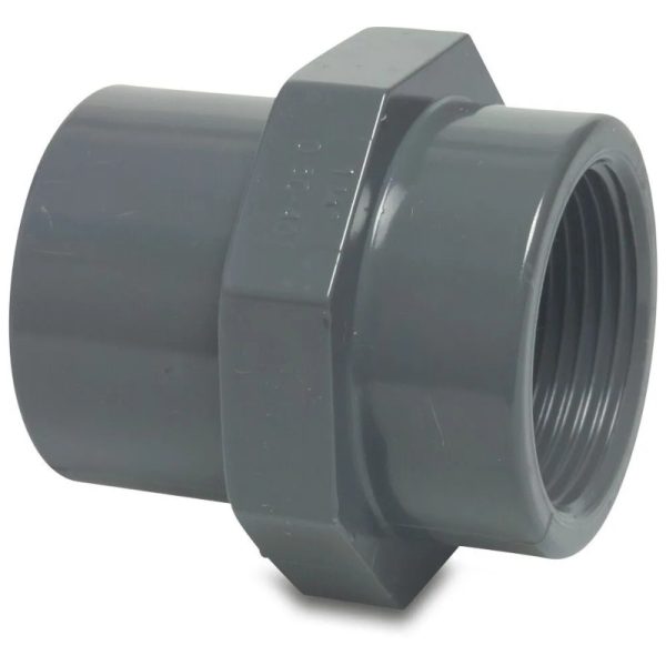 Övergångsmuff PVC 40/50 mm x 1 1/4 tum
