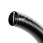 Poolslang 38 mm Pro svart