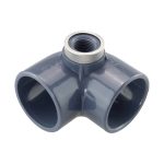 PVC 90 böj med 1/2 tum gänga sidan