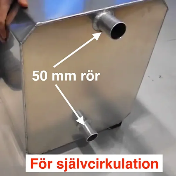 Stomme poolvärmare 40 kW 2 50 mm anslutning