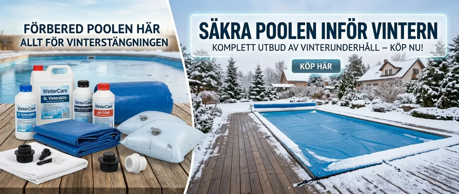 Vinterstängning av poolen